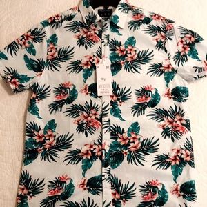 Denim & Flower Shirt